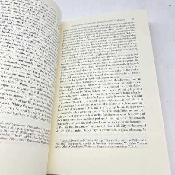 Winterthur Book The Craftsman in Early America by Ian M. G. Quimby 1984 Trade PB - Picture 10 of 13